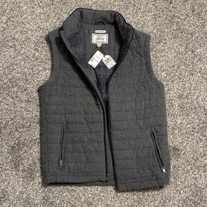 Joseph A. Banks Charcoal Quilted Vest